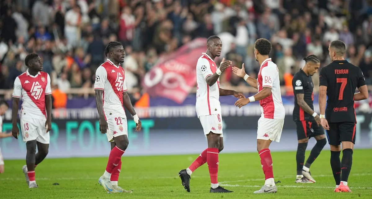 Monaco shock Barcelona as Bayer Leverkusen thrash Feyenoord