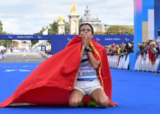 Morocco’s El Idrissi wraps up Paris Paralympics with marathon world record