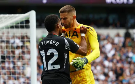 Arsenal’s Jurrien Timber was ‘very lucky’ not to be sent off in derby, says Jamie Redknapp