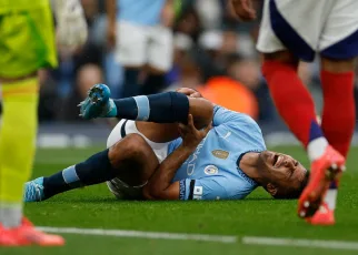 Manchester City rocked by Rodri injury as Spain star limps out of Arsenal clash in pain