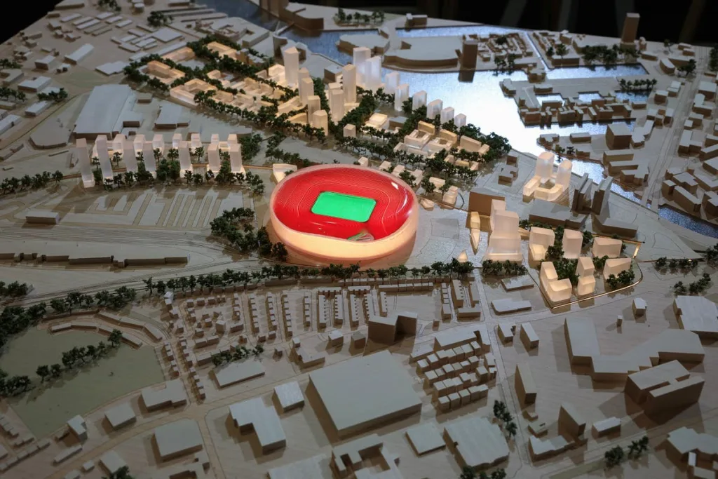 First look of Manchester United’s regeneration plan emerges with new 100,000-seater stadium