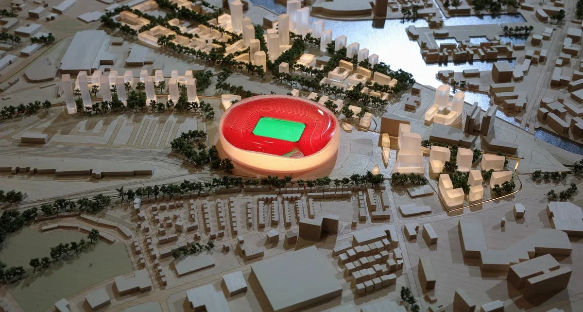 First look of Manchester United’s regeneration plan emerges with new 100,000-seater stadium