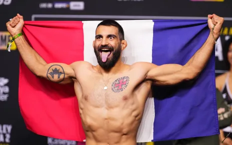 Live: UFC Paris ceremonial weigh ins video results | Moicano vs. Saint Denis