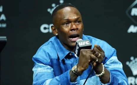 Israel Adesanya quietly removed from UFC rankings