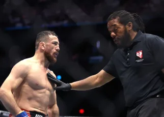 Herb Dean shuts down Joe Rogan, toxic referee critics at UFC 306 — ‘My job is to do something about it’