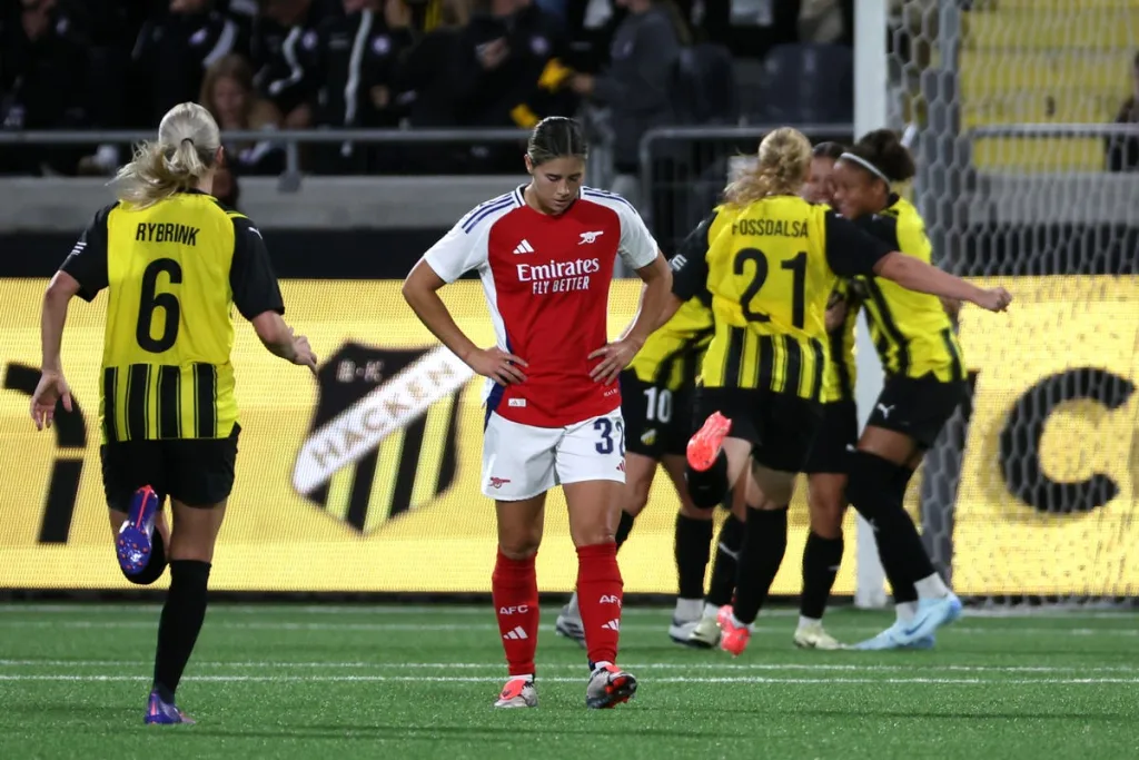 Arsenal women on verge of Champions League exit after frustrating loss to Hacken