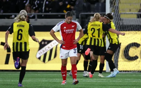 Arsenal women on verge of Champions League exit after frustrating loss to Hacken