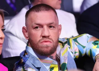 Video: McGregor, Fury left in absolute shock ringside after Anthony Joshua’s devastating knockout loss