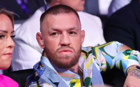 Video: McGregor, Fury left in absolute shock ringside after Anthony Joshua’s devastating knockout loss