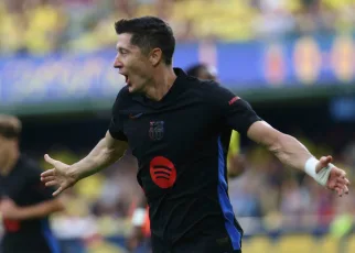 Robert Lewandowski and Raphinha bag braces as Barcelona blow away Villarreal