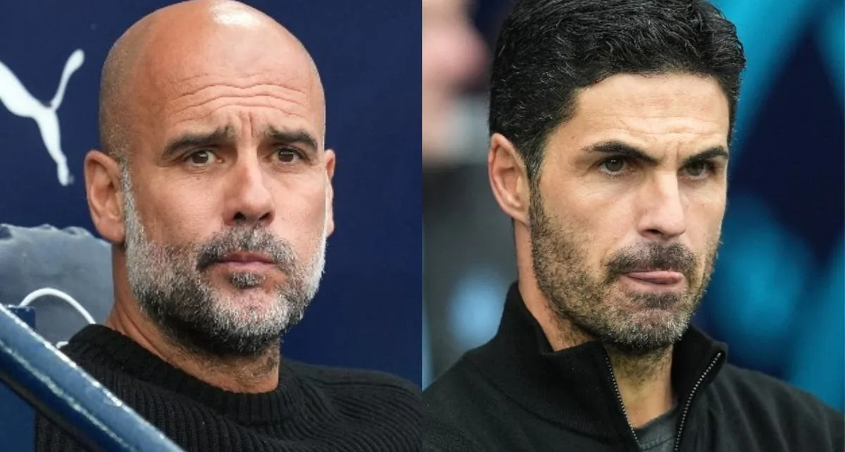 Pep Guardiola and Mikel Arteta frustrated by officials during action-packed draw