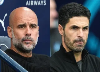 Pep Guardiola and Mikel Arteta frustrated by officials during action-packed draw