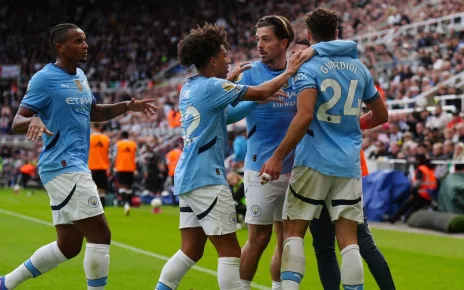 Newcastle 1-1 Manchester City: Gordon penalty stumps leaders