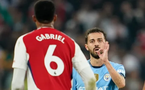 Bernardo Silva and Man City players taunt Arsenal over lack of trophies