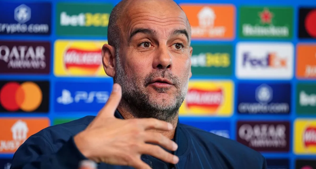 Pep Guardiola insists Manchester City clash with Arsenal is not title decider