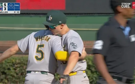 Athletics seal 5-3 win vs. Cubs after Pete Crow-Armstrong grounds into a double play