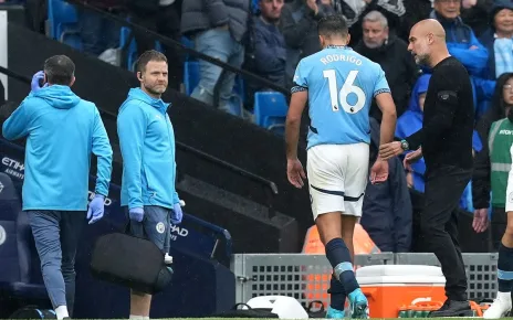 Rodri facing long lay-off and will need surgery – Pep Guardiola