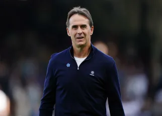 West Ham boss Julen Lopetegui injures calf in frustration during Liverpool loss