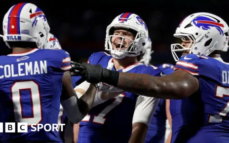 NFL round-up: Bills thrash Jaguars and Commanders edge Bengals