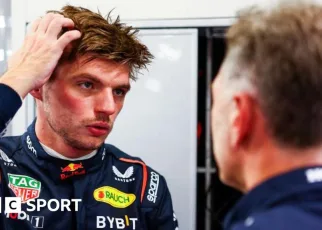 Max Verstappen says swearing punishment ‘ridiculous’ after Singapore Grand Prix news conference protest