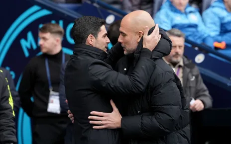 The relationship with Mikel Arteta ‘doesn’t change’, says Pep Guardiola