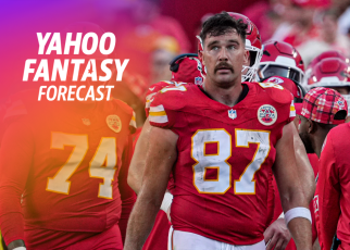 Panic Meter: Travis Kelce, Sam LaPorta, Dalton Kincaid and more + Waiver Wire pickups | Yahoo Fantasy Forecast