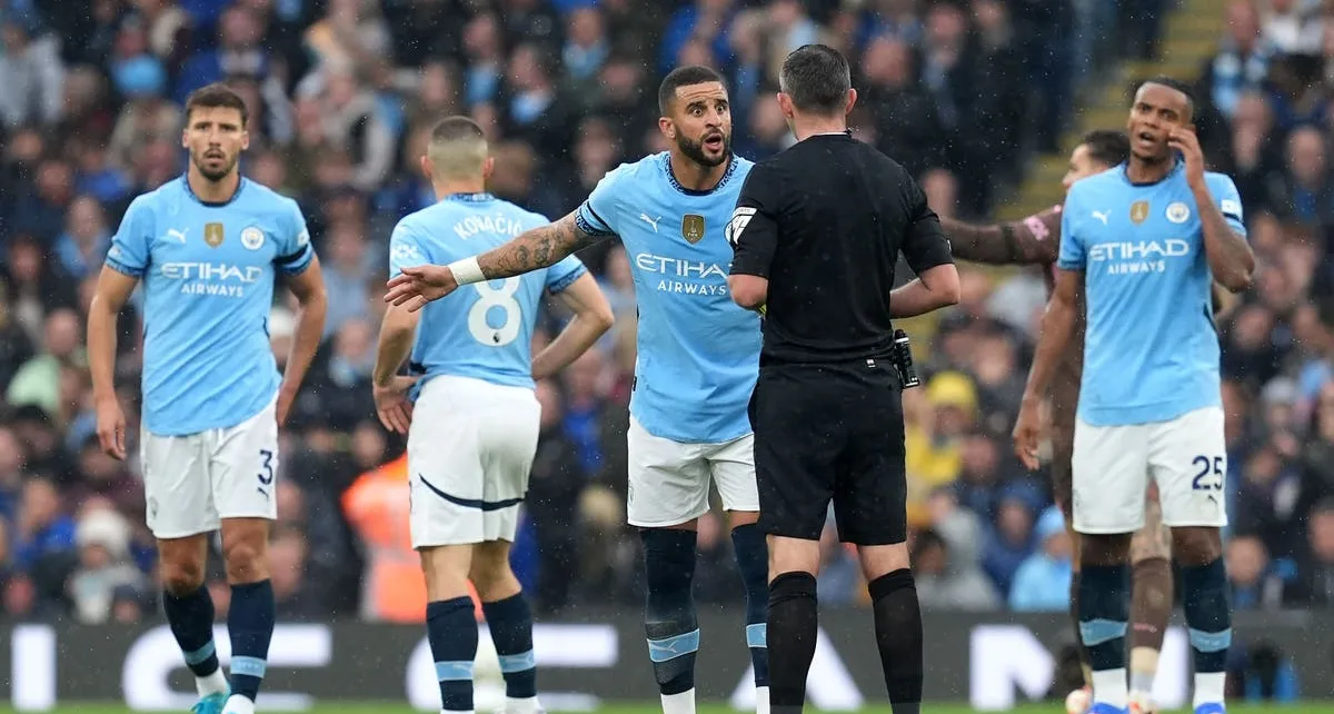 Kyle Walker explains frustration with ref Michael Oliver over Arsenal equaliser