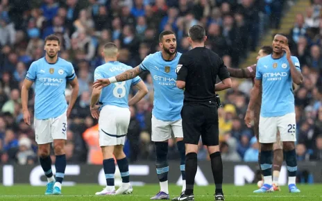 Kyle Walker explains frustration with ref Michael Oliver over Arsenal equaliser