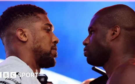 Joshua vs Dubois: AJ heavier than champion for world title fight at Wembley