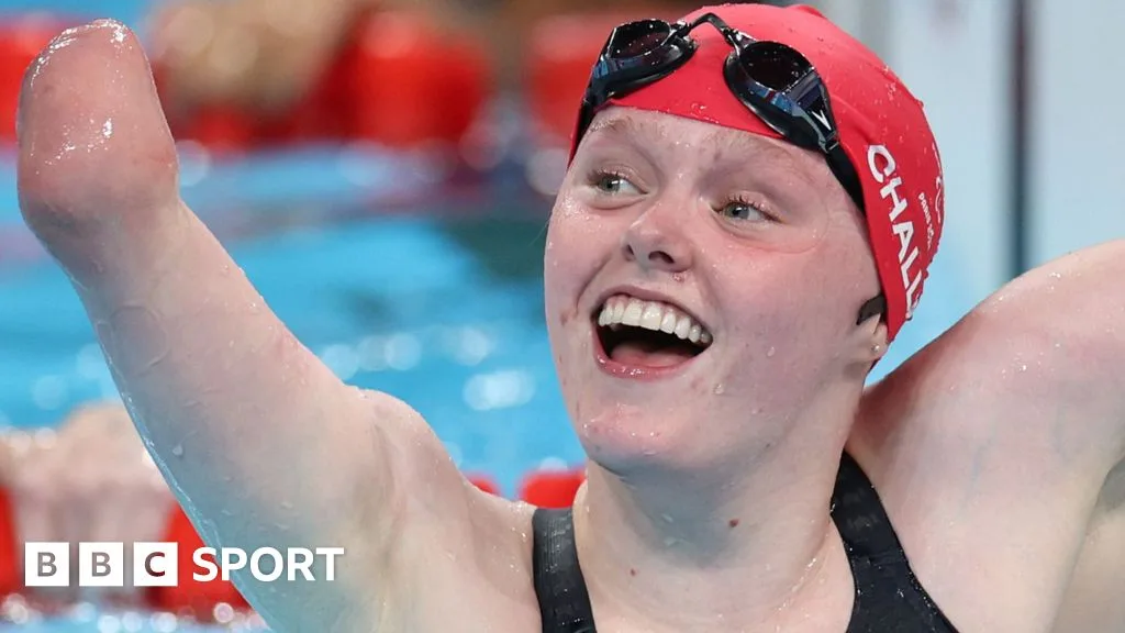 Paralympics 2024: Great Britain’s Ellie Challis and Louise Fiddes win golds in Paris