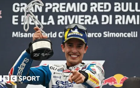 San Marino GP: Jorge Martin’s championship lead cut to seven points after Marc Marquez victory