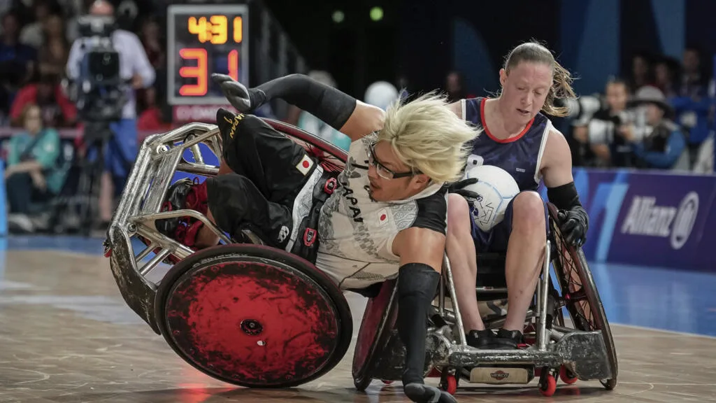 Japan overpowers US in rough-and-tumble wheelchair rugby final to win historic gold