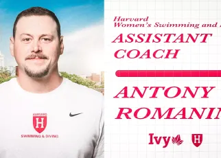 Harvard Adds Antony Romanini to Women’s Swimming Coaching Staff