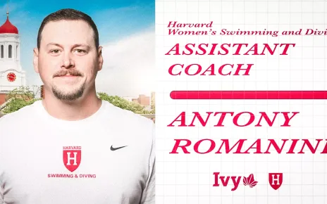 Harvard Adds Antony Romanini to Women’s Swimming Coaching Staff