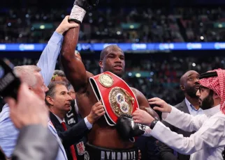 Daniel Dubois stops Anthony Joshua with fifth-round KO in London