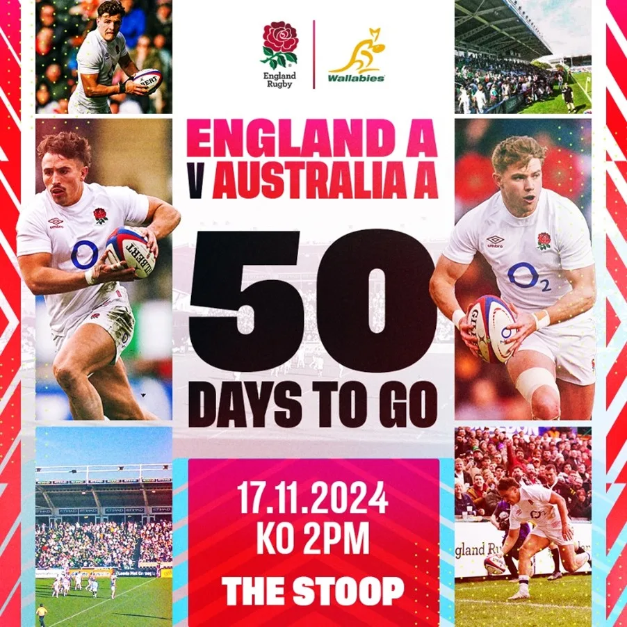 England A v Australia A at Twickenham Stoop in November