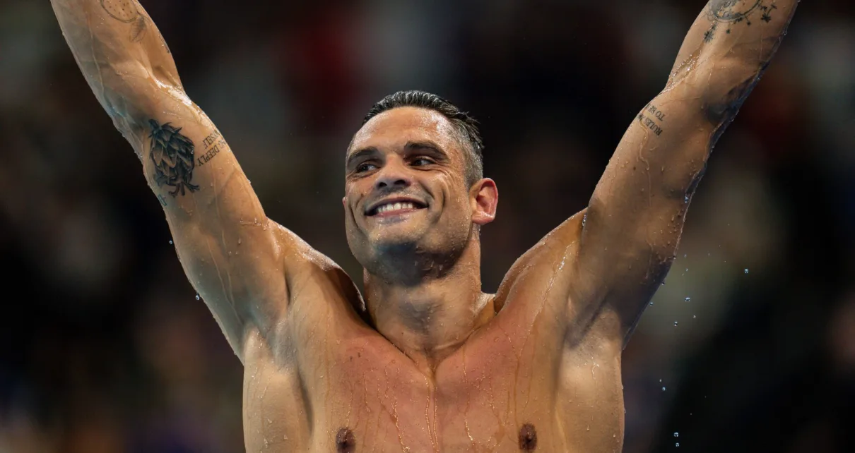 Florent Manaudou on Swimming with Leon Marchand, Medaling at 4th Olympics, & Swimming to 2026