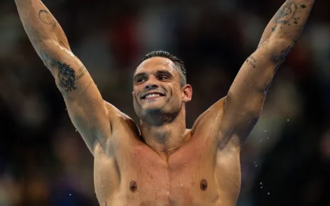 Florent Manaudou on Swimming with Leon Marchand, Medaling at 4th Olympics, & Swimming to 2026