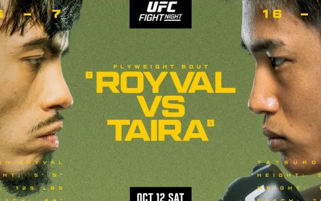 UFC Vegas 98 fight card, start time, date and location | Royval vs. Taira