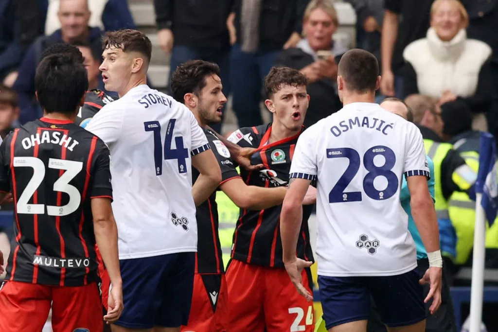 FA to investigate biting allegation in red card clash during Preston vs Blackburn involving Owen Beck