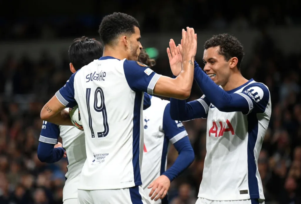 Tottenham overcome nightmare start to earn chaotic Europa League win