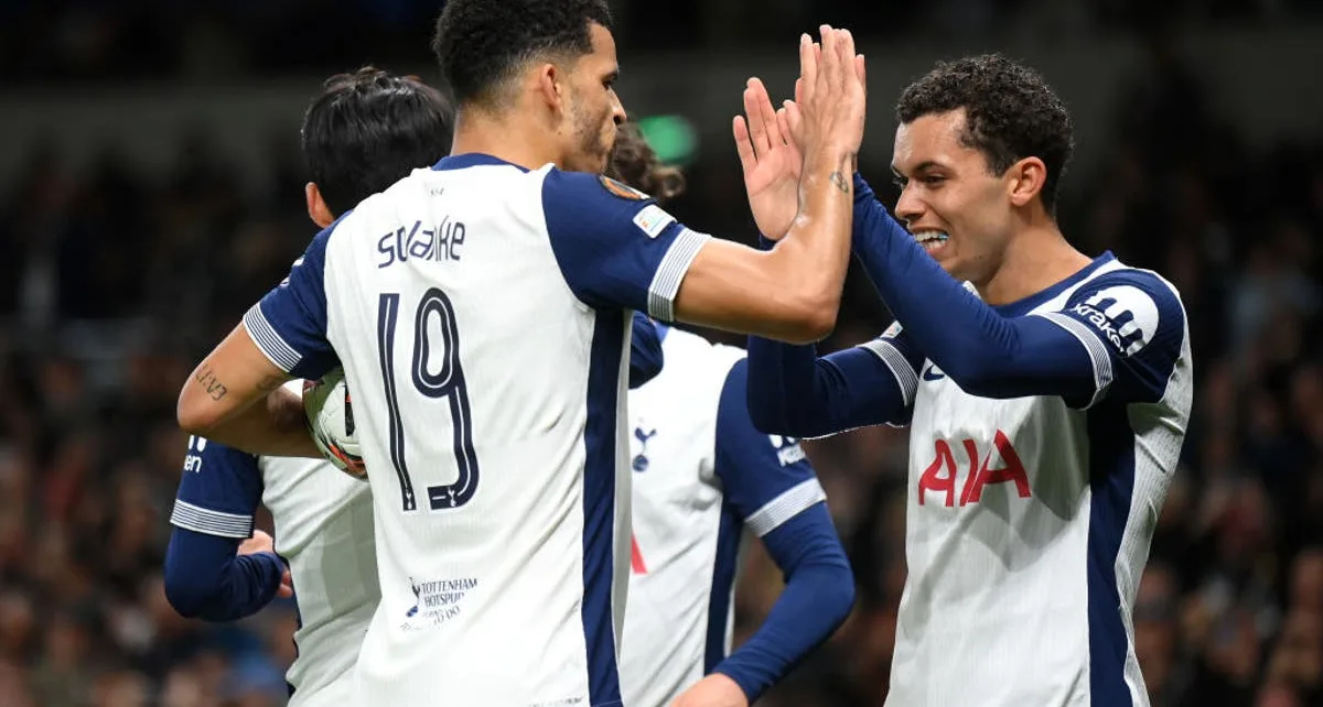 Tottenham overcome nightmare start to earn chaotic Europa League win