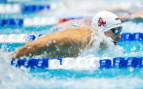 Ilya Kharun Swims 19.2 50 Fly (Relay), 31.2* 75 Fly (Flat Start) at ASU Practice