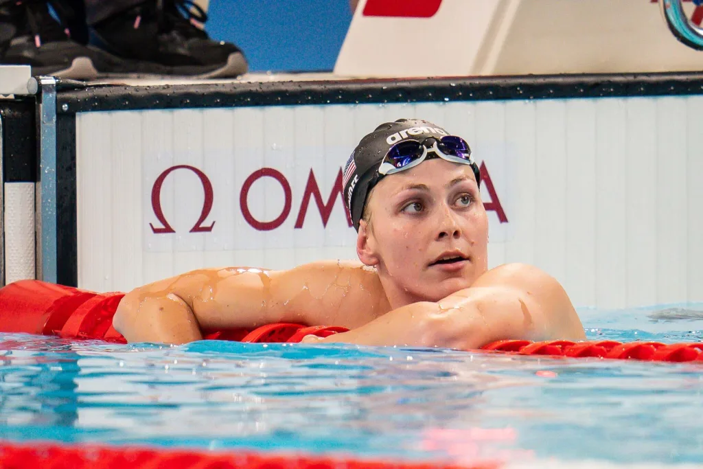 Katharine Berkoff on Bronze in Paris, Backstroke Starts, and Olympic Rings Tattoo with Her Dad