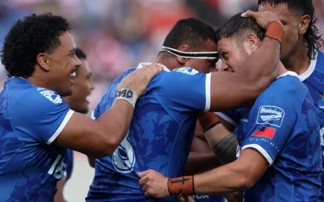 Samoa player ratings vs USA