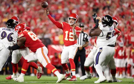 Chiefs-Ravens Season Opener Set 1 Significant Record