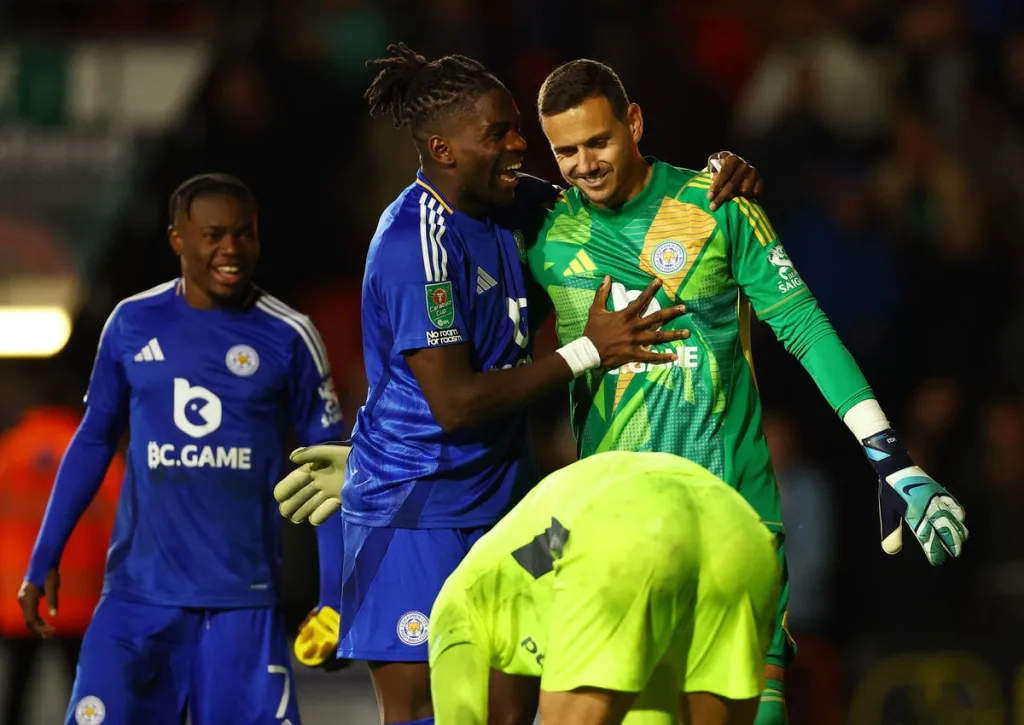 Danny Ward the hero with three penalty stops to save Leicester cup embarrassment