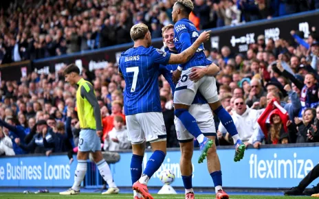 Liam Delap scores twice as Ipswich deny Aston Villa chance to go joint top