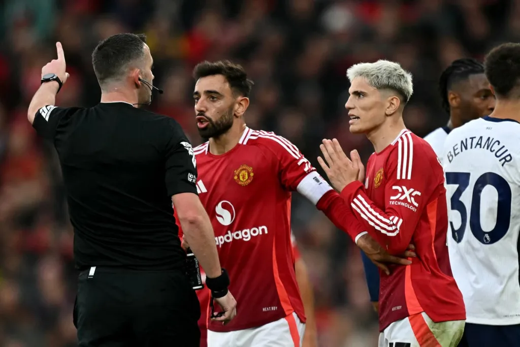 Bruno Fernandes apologises to Man United teammates – but insists his tackle was ‘never a red card’