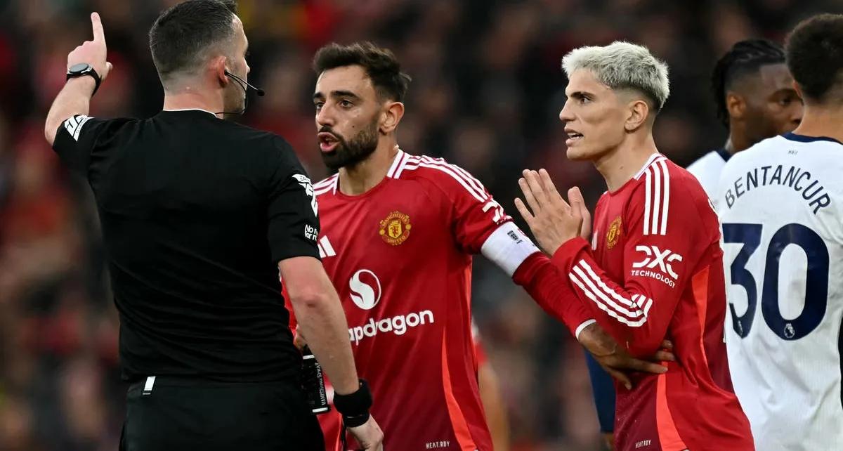 Bruno Fernandes apologises to Man United teammates – but insists his tackle was ‘never a red card’